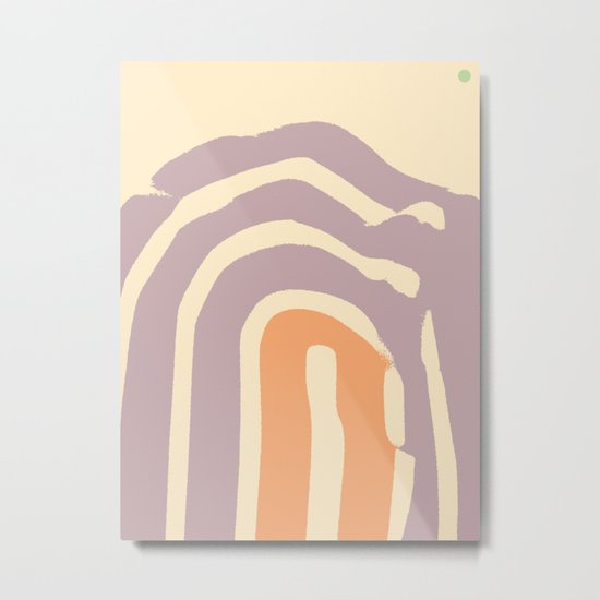 Purple Mountain Metal Print