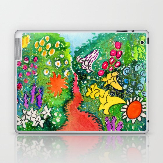 The Pistils - Magical Garden Path Laptop & iPad Skin