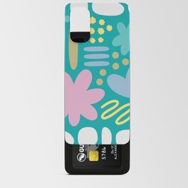 Abstract vintage color shapes collection 4 Android Card Case