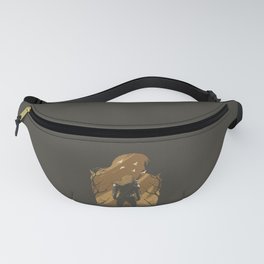 Warrior With Silhouette Fanny Pack