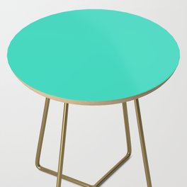 Jellyfish Teal Side Table