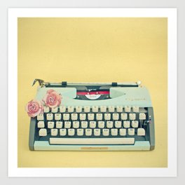 The Typewriter Art Print
