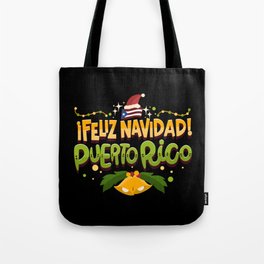 Feliz Navidad Puerto Rico - Boricua Christmas Tote Bag