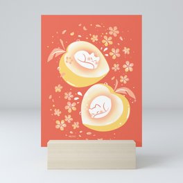 Peach Kitten Mini Art Print