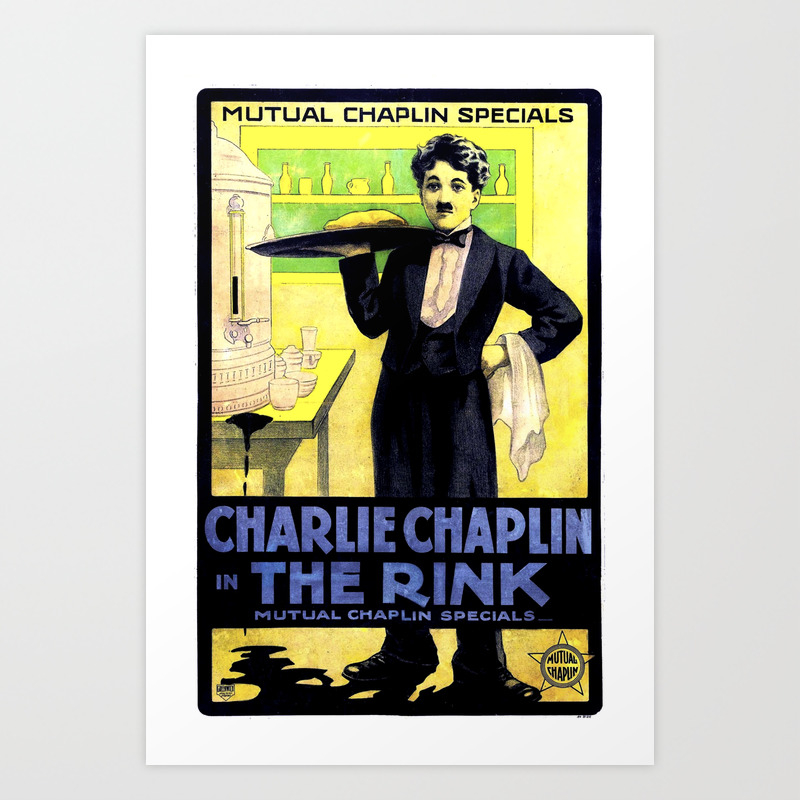 Charlie Chaplin In The Rink 1916 Vintage Movie Poster Art Print By Classicalart Society6 Find the perfect charlie chaplin poster stock photo. charlie chaplin in the rink 1916 vintage movie poster art print by classicalart
