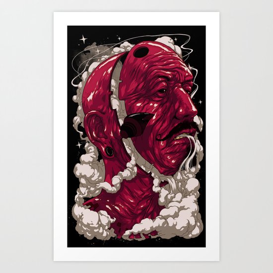See no devil Art Print