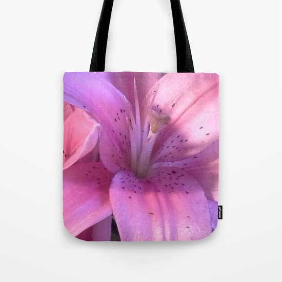 Lily: A Closeup Tote Bag