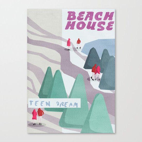 Beach House Canvas Print