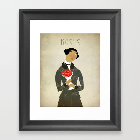 ROSES Framed Art Print
