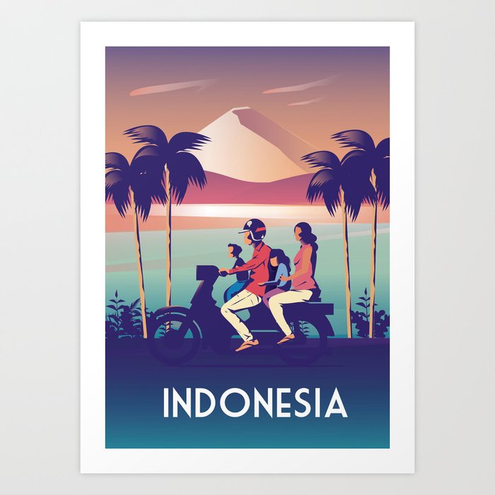 30+ Ide Vintage Indonesia Travel Poster