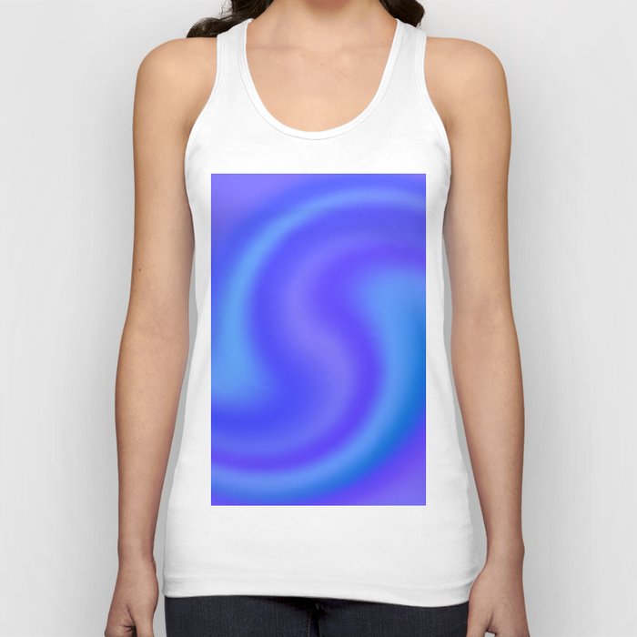 Blue Swirl Tank Top