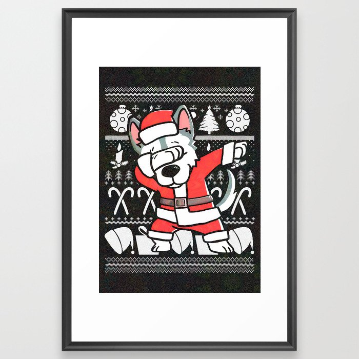 Husky.Ugly.Christmas.4906766 Framed Art Print