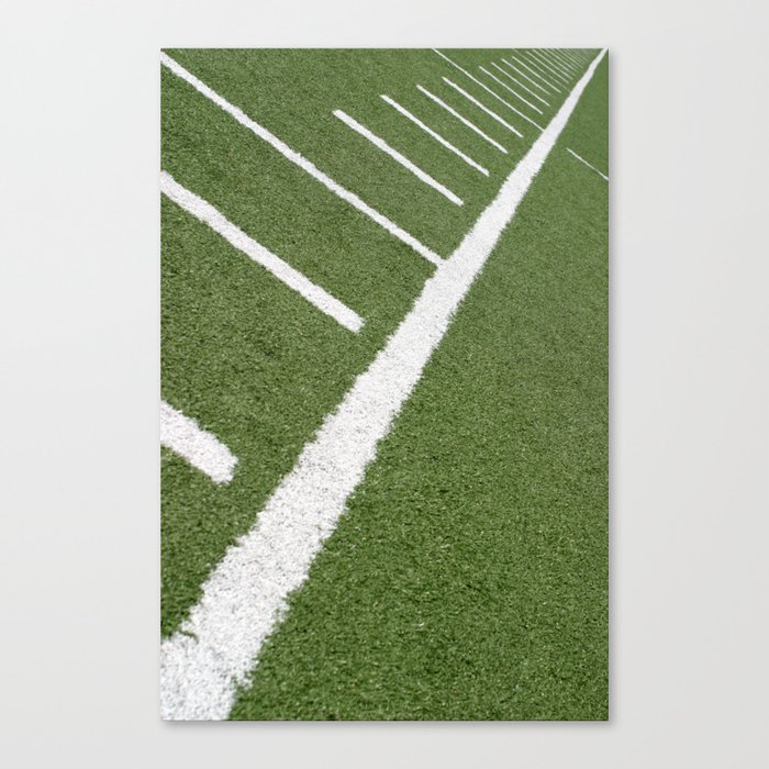 Football Lines Canvas Print