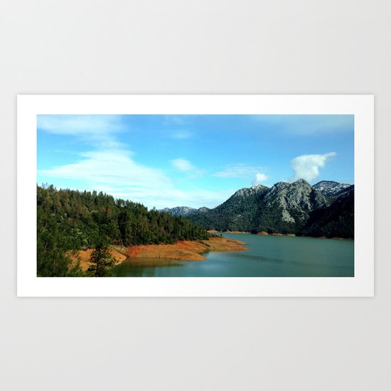Lake Shasta Art Print