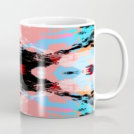 Hiesa - Abstract Colorful Retro Tie-Dye Style Pattern Coffee Mug