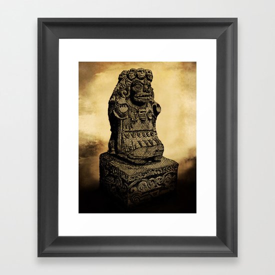 La Cuatlicue Framed Art Print