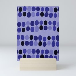 Stacked stones - very peri Mini Art Print