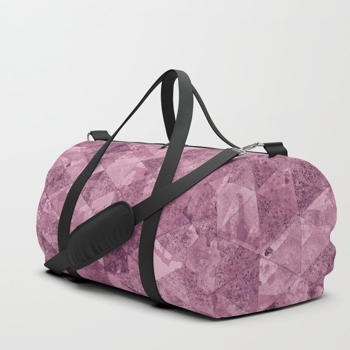 Abstract Geometric Background #28 Duffle Bag by Amir Faysal | Society6