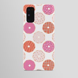Donuts Pattern - Pink & Orange Android Case