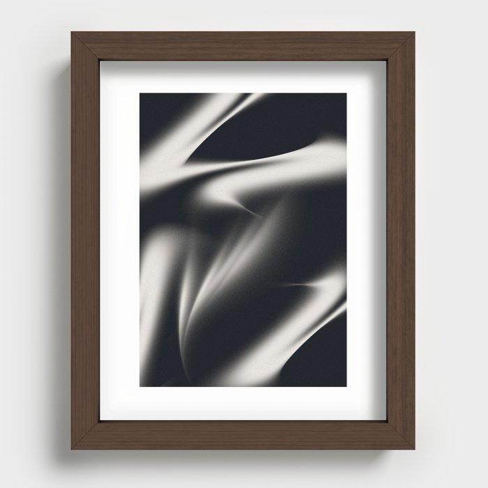 Smoke n' feathers Recessed Framed Print