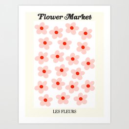 flower market / more fleurs Art Print
