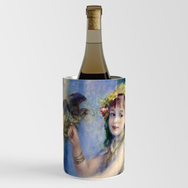 Pierre-Auguste Renoir "Child with a Bird (Mademoiselle Fleury in Algerian Costume)" Wine Chiller