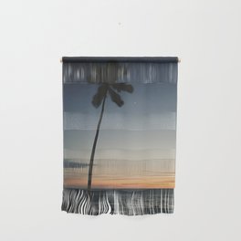 Sunset Palm Tree Wall Hanging