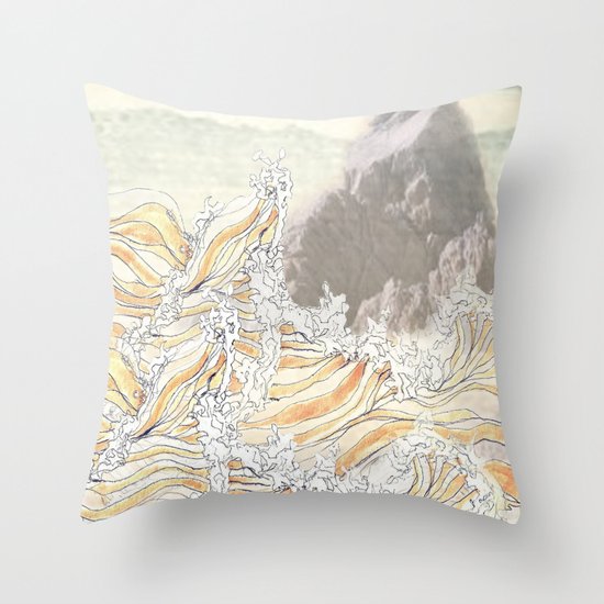fluid Throw Pillow