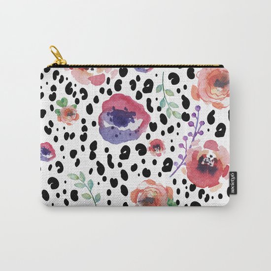Abstract animal flowers Carry-All Pouch
