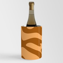 11 Abstract Swirl Shapes 220711 Valourine Digital Design Wine Chiller