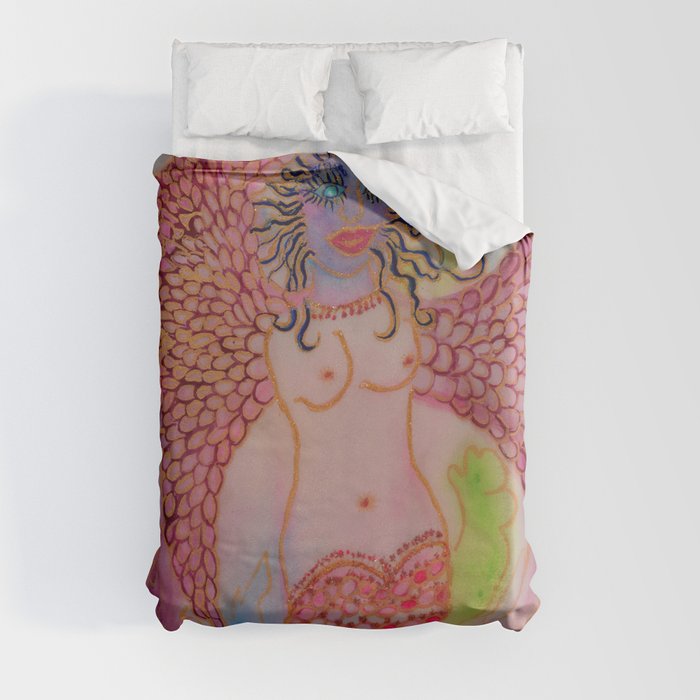 Psychedelic Mermaid Duvet Cover