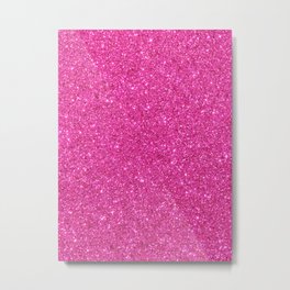 pink glitter fairytale Metal Print