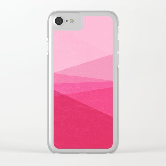 Stripe XI Cotton Candy Clear iPhone Case