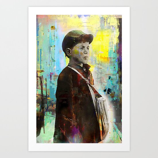 Breaking news Art Print