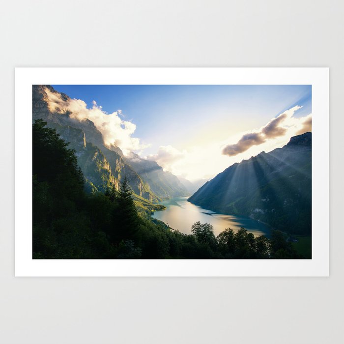 Swiss Alps Art Print