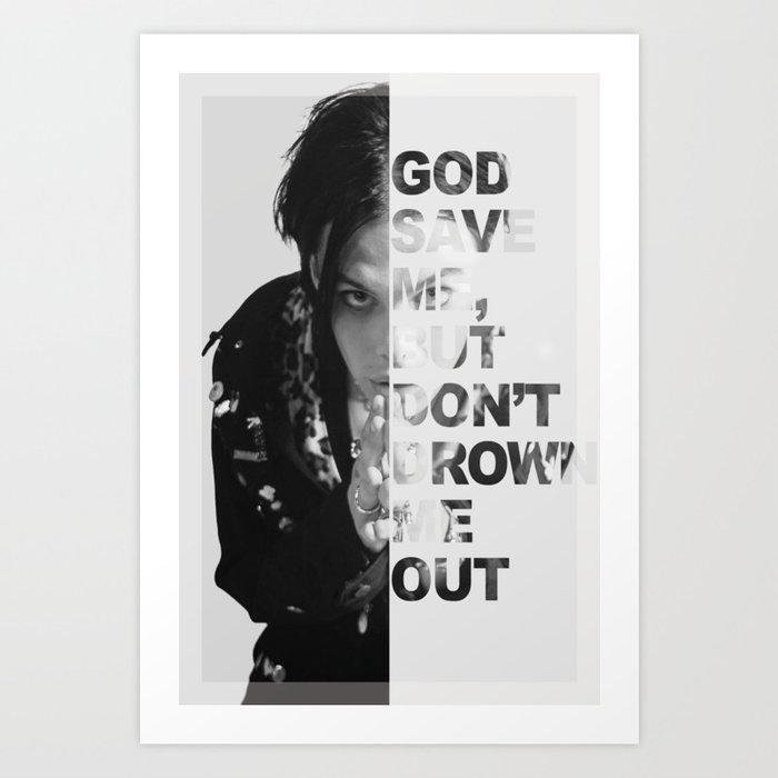 Yungblud God Save Me Art Print by Meganhol Society6