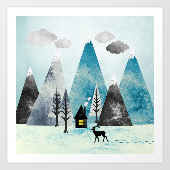 Winter Art Print
