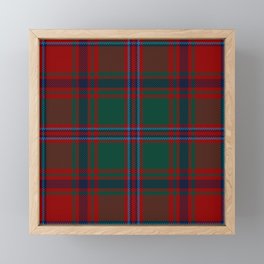 Clan Stewart of Appin Modern Tartan | Stuart Clan | Scottish Dress Tartan Framed Mini Art Print