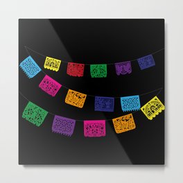 Papel picado mexican banner fiesta handmade party decorations cinco de mayo Metal Print | Mexicanredheart, Mexicanflag, Papelpicadomexican, Banderamexicana, Latinheart, Dayofthedeath, Graphicdesign, Mexicantissue, Vibrantdecoration, Mexicanbanner 