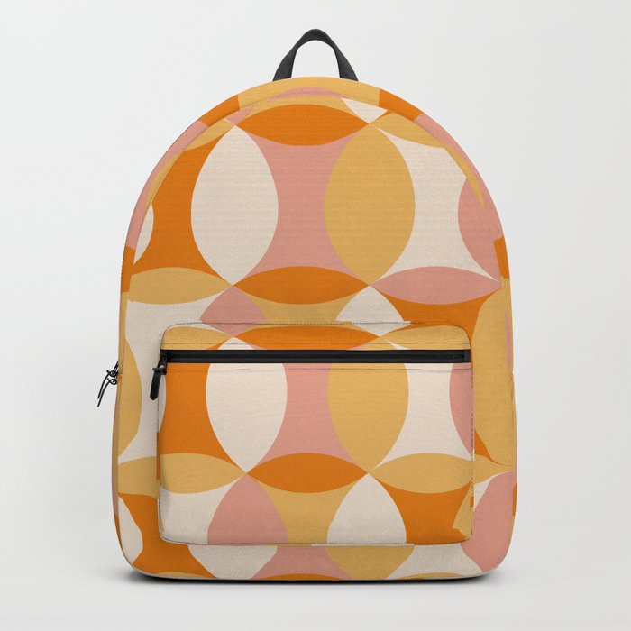 Retro pop overlapping circles Backpack by Muxune | Society6