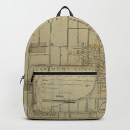 1950 Census Enumeration District Map - California (CA) - Los Angeles County - Claremont Backpack