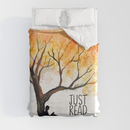 Just read Tree Theme Duvet Cover
