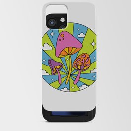 Psychedelic Mushrooms iPhone Card Case