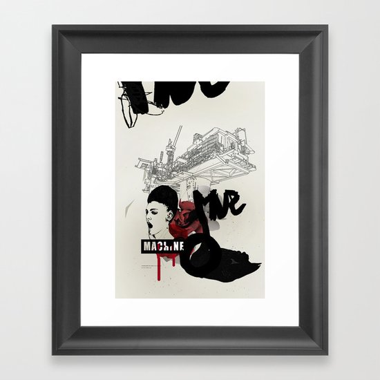 MACHINE Framed Art Print