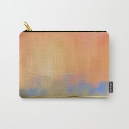 Abstract Landscape With Golden Lines Painting Carry-All Pouch