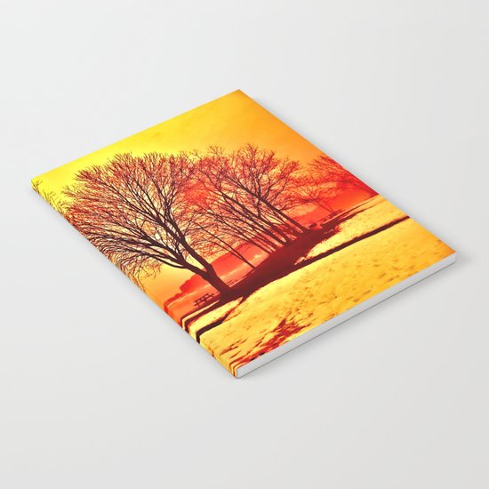 Autumn Lake Notebook
