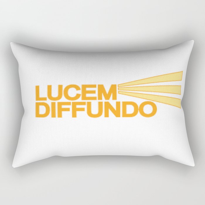 Lucem Diffundo Rectangular Pillow