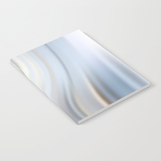 Abstract modern wavy background, elegant wave illustration Notebook