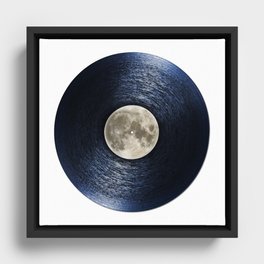 Moon on the Water Framed Canvas