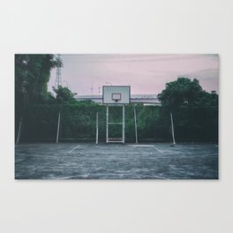 Basketball court Canvas Print